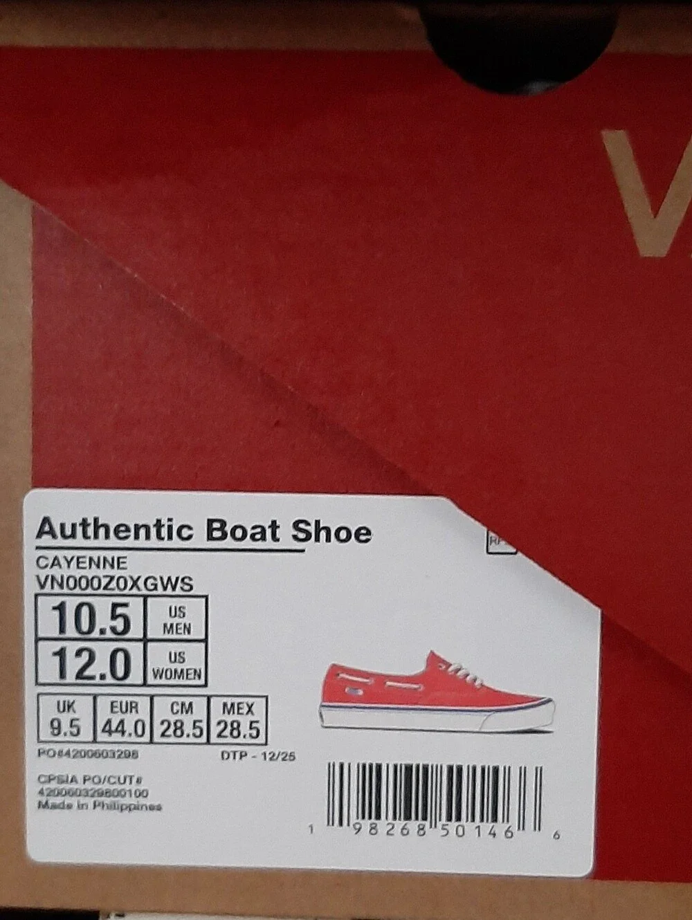 Vans Authentic Boat Shoes *NWT*